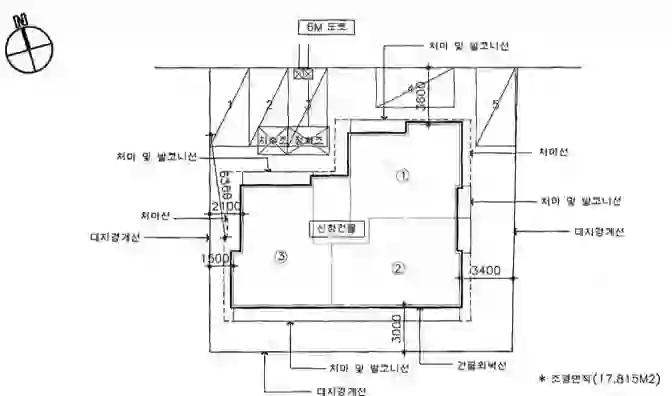경성아트빌라 배치도 이미지